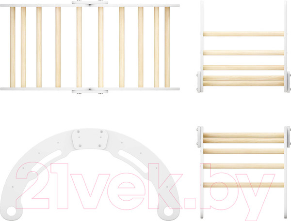 Изображение товара Качалка детская Romana 03.20.05 (дерево/белый)