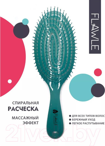 Изображение товара Расческа Flawle Spiral Brush 2.101.01 Frosty Blue