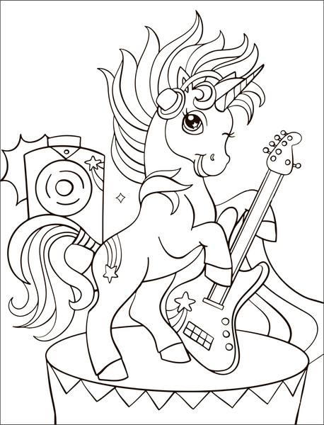 Изображение товара Раскраска Мозаика-Синтез Классные раскраски. Единороги / МС13763