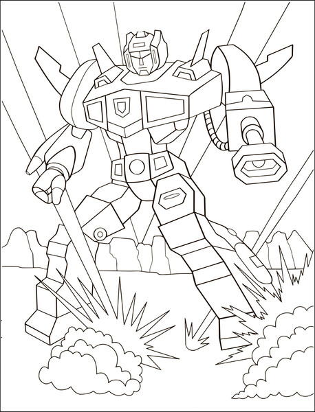 Изображение товара Раскраска Мозаика-Синтез Классные раскраски. Роботы / МС13766