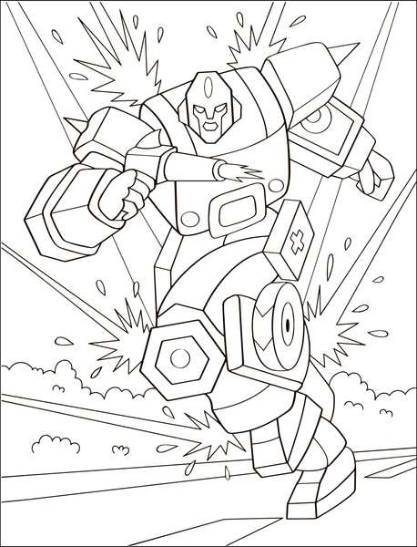 Изображение товара Раскраска Мозаика-Синтез Классные раскраски. Роботы / МС13766