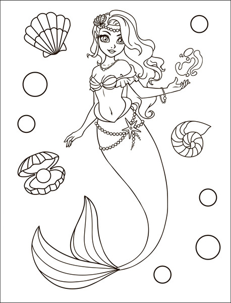 Изображение товара Раскраска Мозаика-Синтез Классные раскраски. Русалки / МС13767