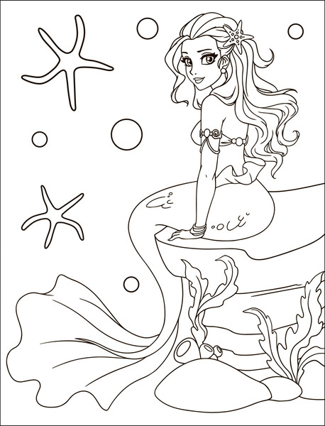 Изображение товара Раскраска Мозаика-Синтез Классные раскраски. Русалки / МС13767