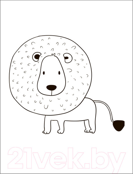 Изображение товара Раскраска Мозаика-Синтез Раскраски для малышей. Животные / МС13754