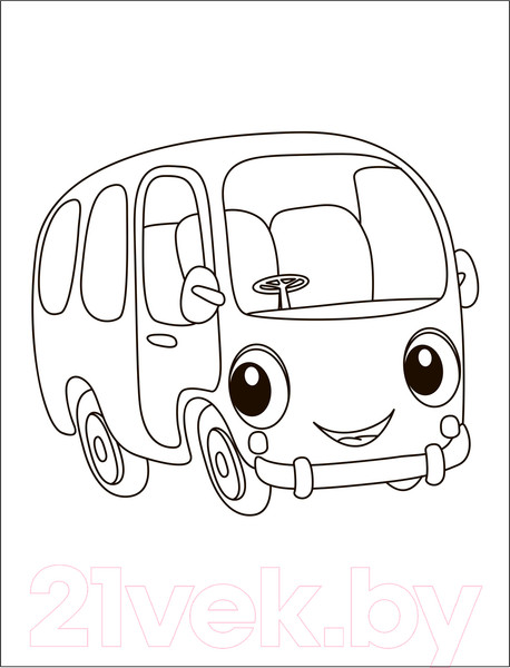 Изображение товара Раскраска Мозаика-Синтез Раскраски для малышей. Транспорт / МС13755