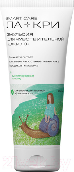Изображение товара Крем для тела Ла-Кри Эмульсия Для интенсивного питания кожи (200мл)