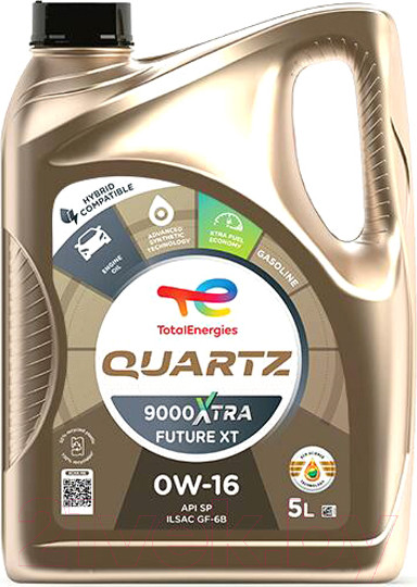 Изображение товара Моторное масло Total Quartz 9000 Xtra Future XT 0W16 / 225560 (5л)