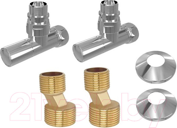 Изображение товара Комплект фитингов для полотенцесушителя Aquatek AQ 1020CH