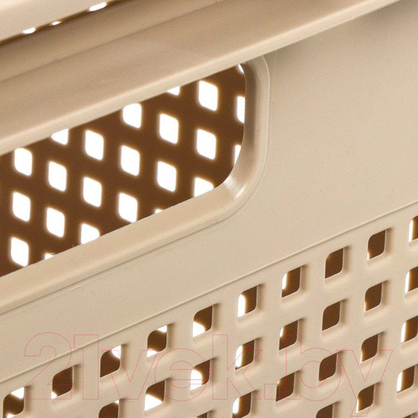 Изображение товара Корзина Violet Лофт с крышкой / 562120 (21л, латте)