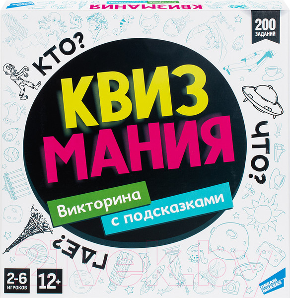 Изображение товара Настольная игра Dream Makers Квизмания / 2304C