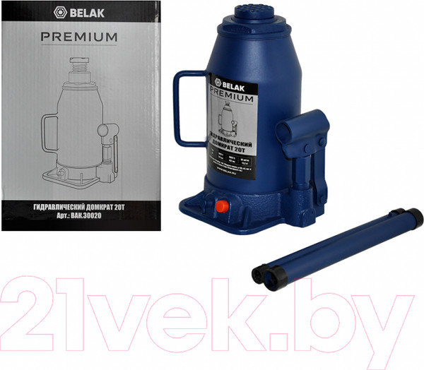 Изображение товара Бутылочный домкрат БелАК Premium 20т BAK.30020