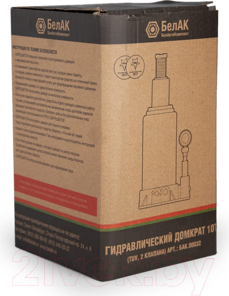 Изображение товара Бутылочный домкрат БелАК БАК.00032