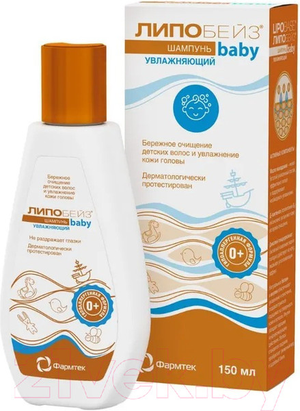 Изображение товара Шампунь детский Lipobase Беби Увлажняющий (150мл)