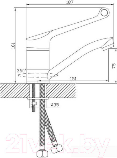 Изображение товара Смеситель Diadonna D80-445126