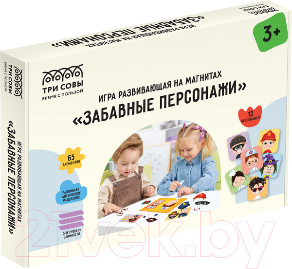 Изображение товара Развивающая игра Три совы Забавные персонажи / МИ_48723 