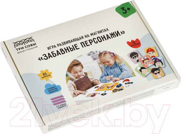 Изображение товара Развивающая игра Три совы Забавные персонажи / МИ_48723 
