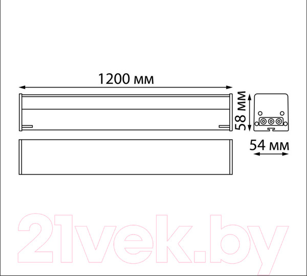 Изображение товара Светильник линейный Novotech Bits 359112