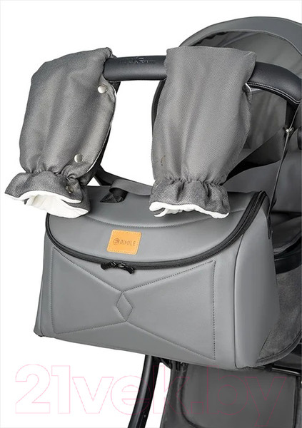 Изображение товара Детская универсальная коляска Aimile Original Autumn 2 в 1 / AA-8 (темно-серый)