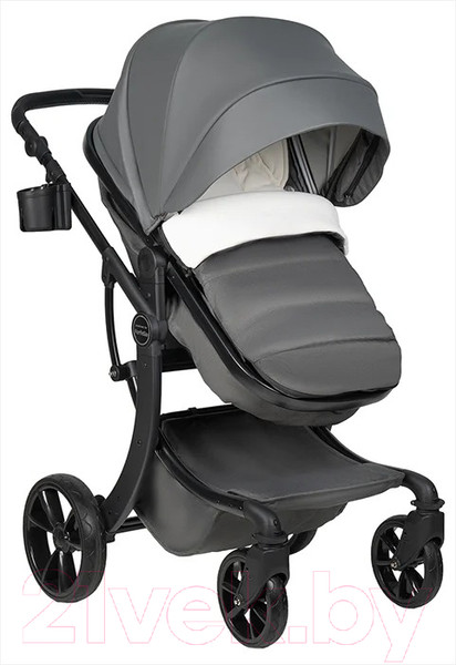 Изображение товара Детская универсальная коляска Aimile Original Autumn 2 в 1 / AA-8 (темно-серый)