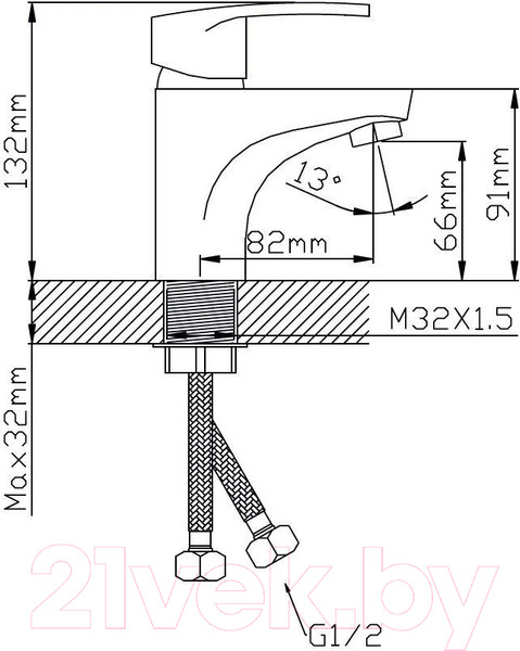 Изображение товара Смеситель Potato P10216