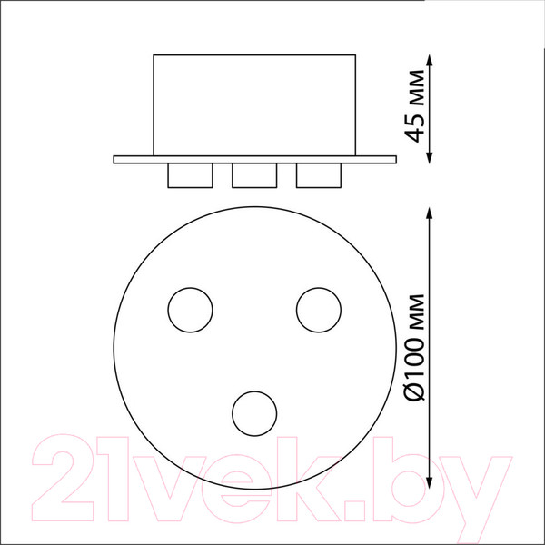 Изображение товара Потолочная база для светильника Novotech 359143