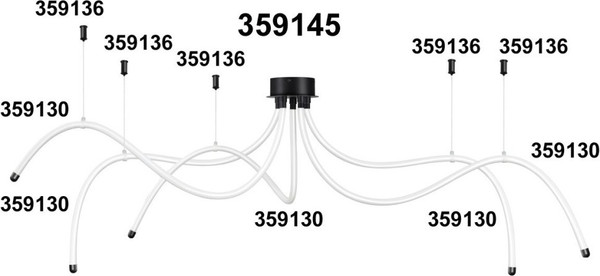 Изображение товара Потолочная база для светильника Novotech 359145