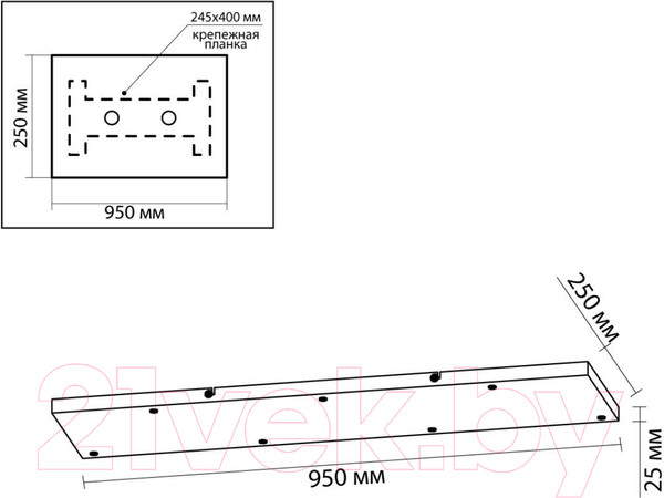 Изображение товара Потолочная база для светильника Odeon Light Base 5053/LB