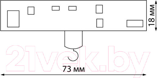 Изображение товара Адаптер для шинопровода Novotech Ramo 359141