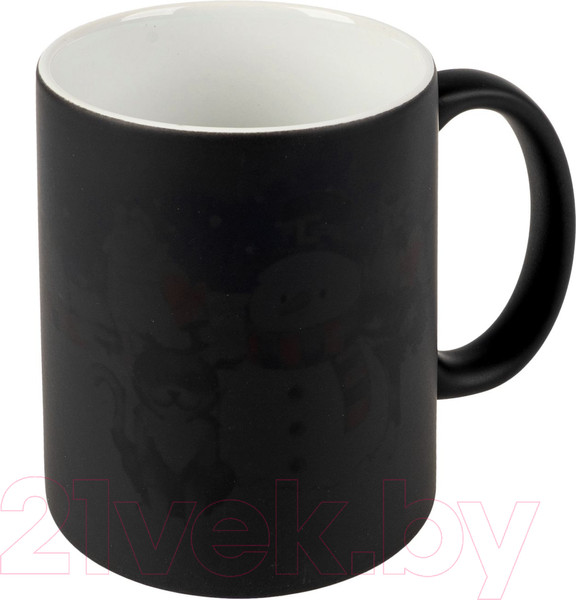 Изображение товара Кружка Bondibon Новогодняя Хамелеон Зимнее волшебство / ВВ5638 (360мл)