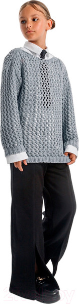 Изображение товара Джемпер детский Amarobaby Knit Trend / AB-OD21-KNITT2602/11-140 (серый, р.140)