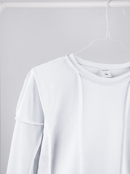 Изображение товара Свитшот детский Amarobaby Bold / AB-OD23-28B/00-128 (белый, р.128)