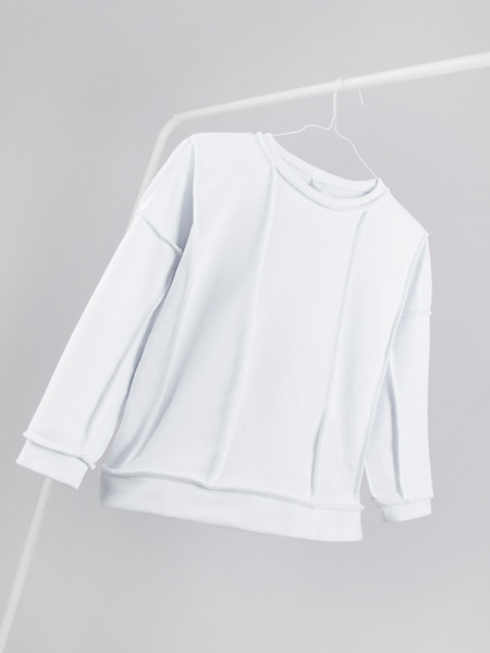 Изображение товара Свитшот детский Amarobaby Bold / AB-OD23-28B/00-140 (белый, р.140)