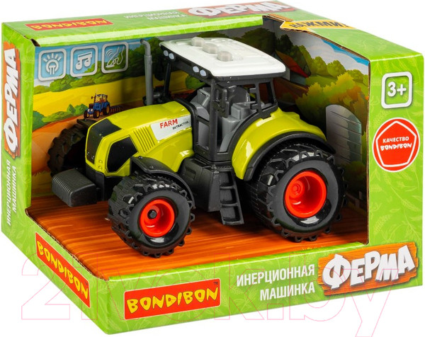 Изображение товара Трактор игрушечный Bondibon Сельское хозяйство / ВВ5943