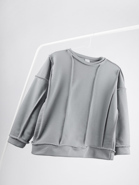 Изображение товара Свитшот детский Amarobaby Bold / AB-OD23-28B/11-128 (серый, р.128)