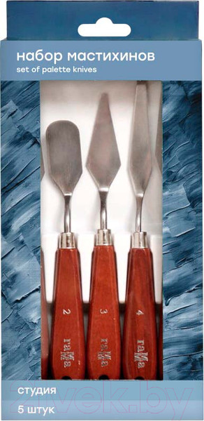 Изображение товара Набор мастихинов ГАММА Студия / 2131018_01_03 (5шт)