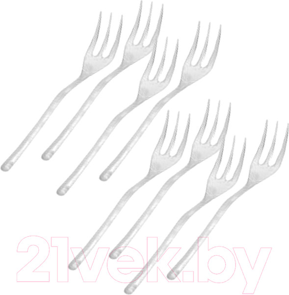 Изображение товара Набор одноразовых вилок Паксервис ПС 100мм / 287370 (150шт, прозрачный)