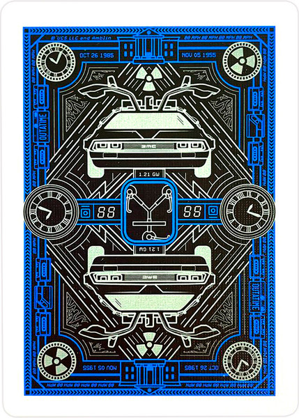 Изображение товара Игральные карты Bicycle Back To The Future Standard Index Blue / 10031886