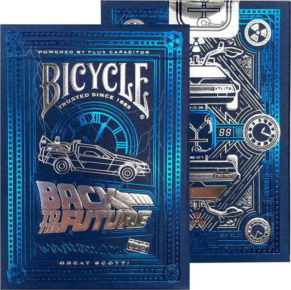 Изображение товара Игральные карты Bicycle Back To The Future Standard Index Blue / 10031886