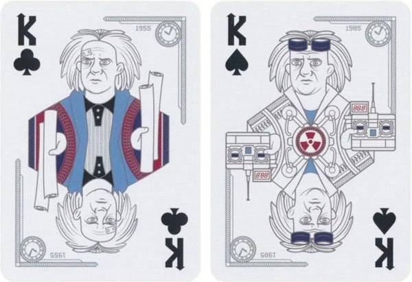 Изображение товара Игральные карты Bicycle Back To The Future Standard Index Blue / 10031886