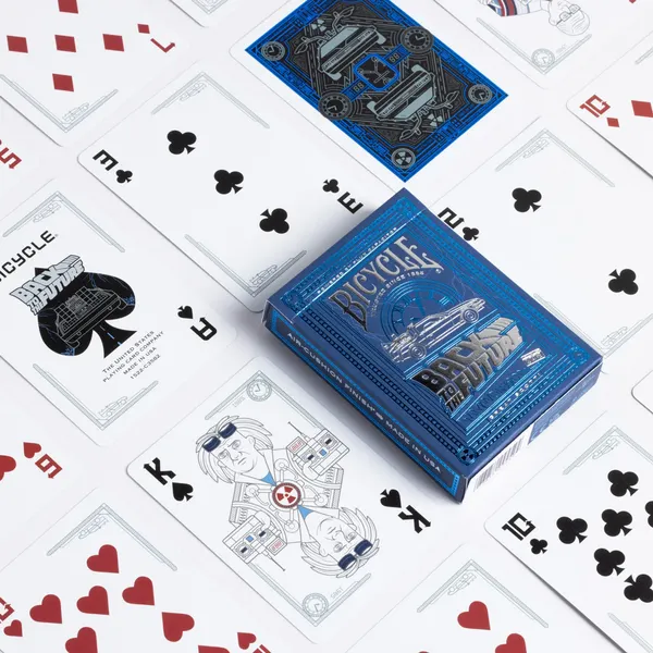 Изображение товара Игральные карты Bicycle Back To The Future Standard Index Blue / 10031886