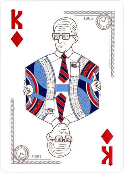 Изображение товара Игральные карты Bicycle Back To The Future Standard Index Blue / 10031886