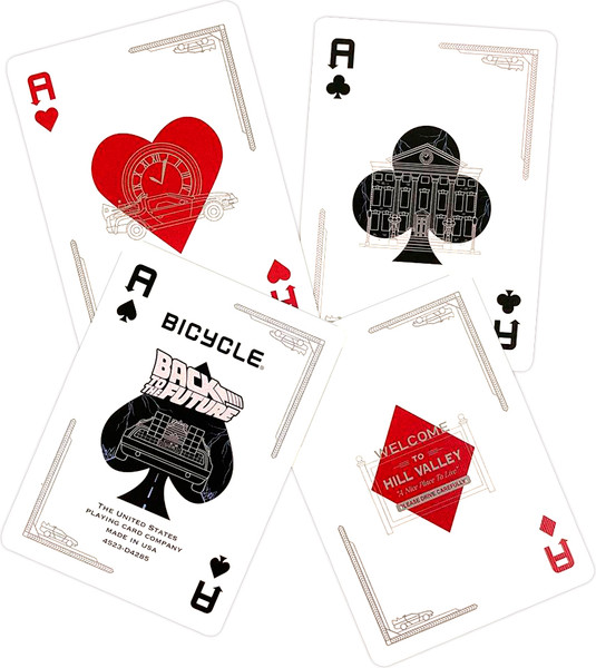 Изображение товара Игральные карты Bicycle Back To The Future Standard Index Blue / 10031886