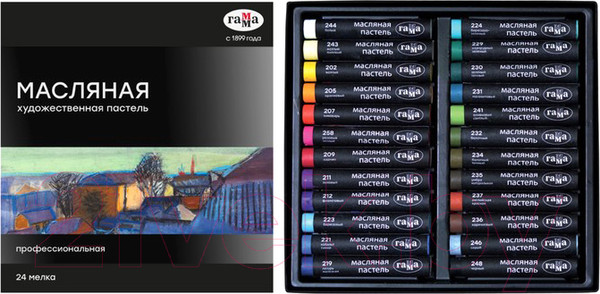 Изображение товара Набор масляной пастели ГАММА 5042324 (24цв)