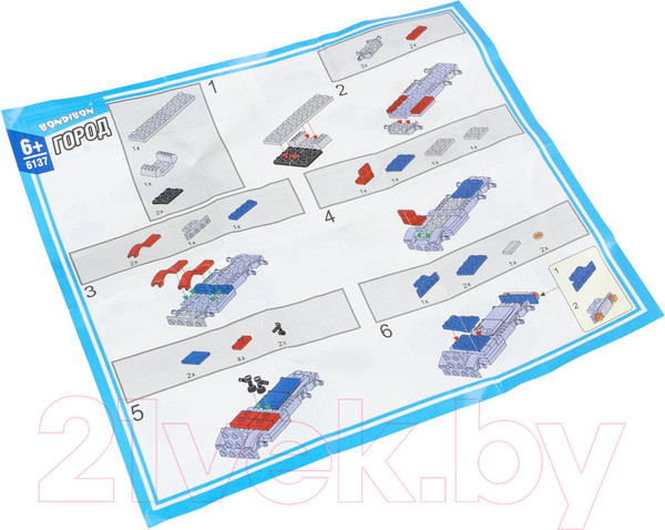 Изображение товара Конструктор Bondibon Город грузовик / ВВ6137 