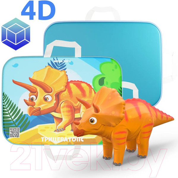 Изображение товара Санки-ледянка Mega Toys Трицератопс / 18512