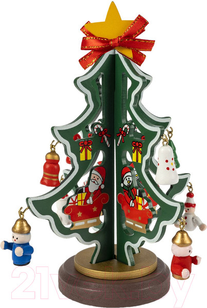 Изображение товара Набор для творчества Bondibon Новогодний. Деревянная елочка 3D / ВВ5995