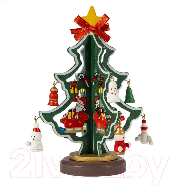 Изображение товара Набор для творчества Bondibon Новогодний. Деревянная елочка 3D / ВВ5995