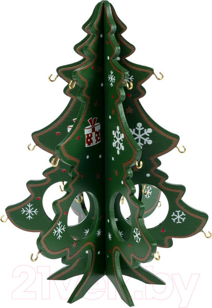 Изображение товара Набор для творчества Bondibon Новогодний. Деревянная елочка 3D / ВВ5994