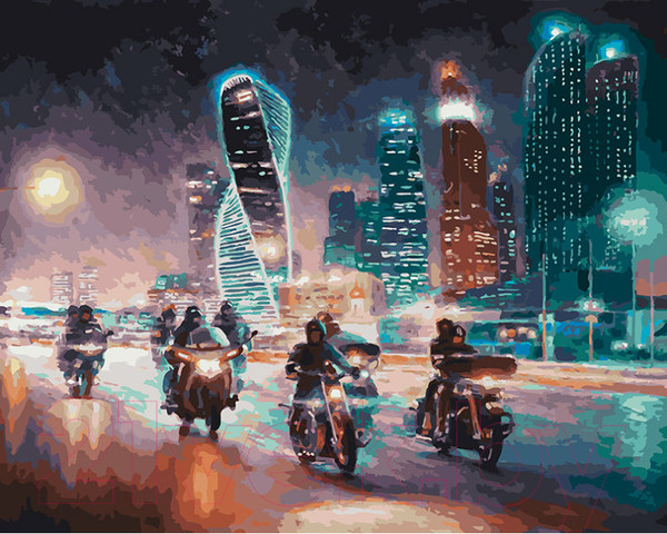 Изображение товара Картина по номерам БЕЛОСНЕЖКА Жгут пространство железные птицы / 309-AB 