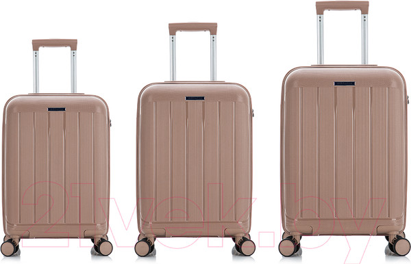 Изображение товара Чемодан на колесах Mironpan 11197-2 (L, бежевый)